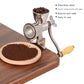 Manual Grain & Coffee Grinder - Adjustable Stainless Steel Mill