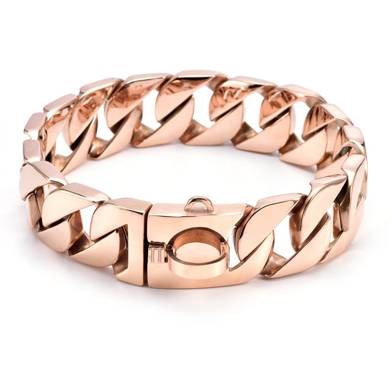 Heavy Duty Stainless Steel Dog Chain Collar - Training & Show Collar