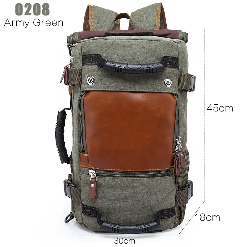 50L Waterproof Travel Backpack | 17.3" Laptop Multifunction Hiking Bag
