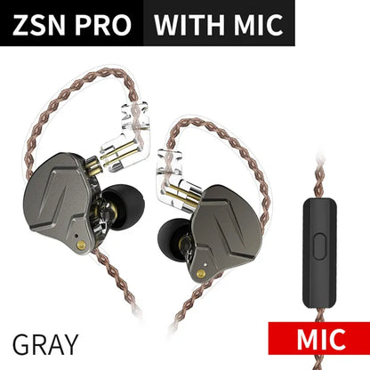 1BA+1DD Hybrid Technology Earphones | HIFI Bass Metal In-Ear Monitor
