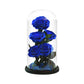 Preserved Rose in Glass Dome - Eternal LED Wedding Gift Rose