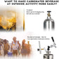 Portable Mini Keg CO2 Charger Kit | 0-60PSI Regulator & Ball Lock