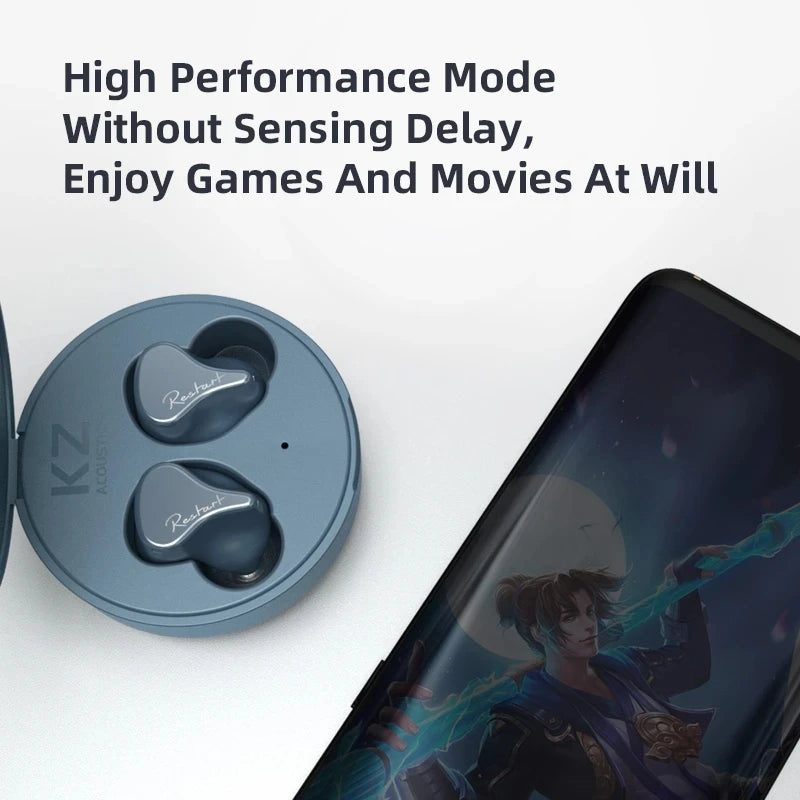1DD+1BA Hybrid TWS Earbuds | Bluetooth 5.2 Wireless HIFI Monitor IEM