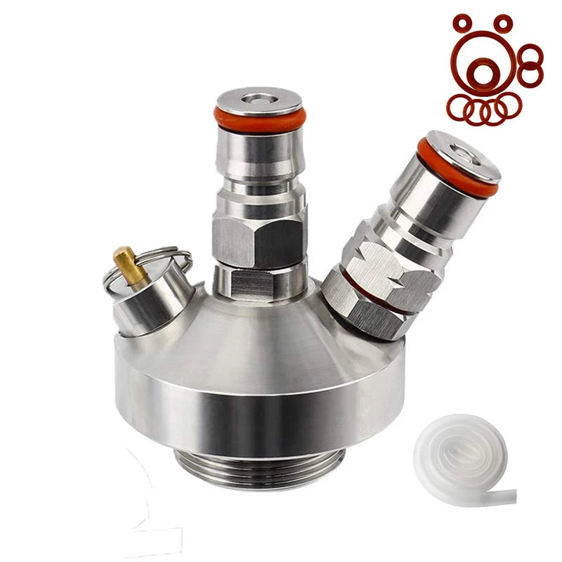 5L Pressurised Mini Growler Keg | 90 PSI Co2 Charger & Beer Tap System
