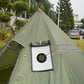 Ultralight 4-Season Pyramid Teepee Tent - Snow Skirt & Chimney Hole