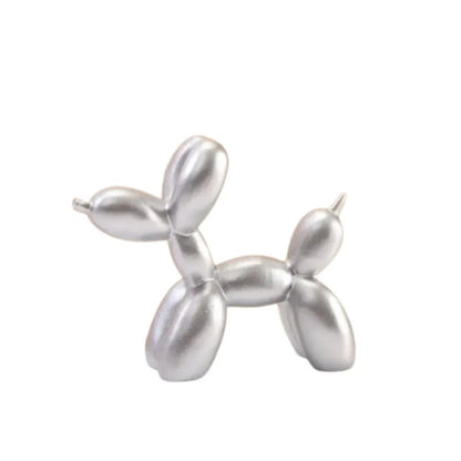 Modern Balloon Dog Statue | Nordic Pop Art Resin Puppy Ornament