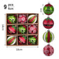 9-Piece 6cm Christmas Ball Ornaments - Shatterproof Baubles