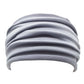 Nonslip Elastic Yoga Headband - Wide Navy Sports Hairband