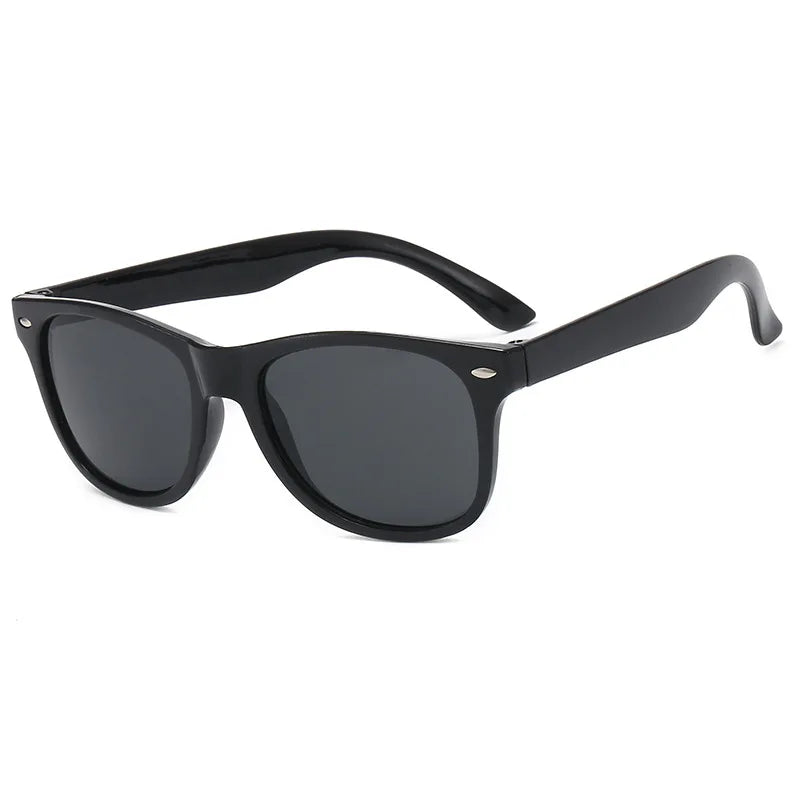 Childrens Ink Glasses | Kids Rice Nail Square Fashion Sunglasses Set