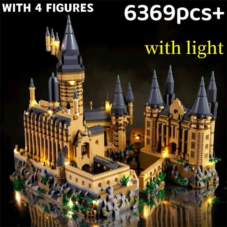 Educational DIY Magic Castle Building Set Medieval Architecture Creative Technical MOC Assembly Bricks Gift Kids Adults Holiday