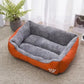 Large Dog Bed Warm Square Nest | Plush Pet Kennel Puppy Basket Cushion