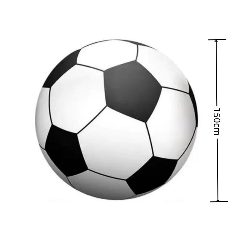 Giant Inflatable Soccer Ball | 80cm Heavy-Duty PVC Outdoor Lawn Game