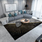 Large Grey Nordic Style Carpet | Deluxe Lounge Rug & Bedroom Floor Mat