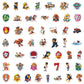 50PCS Cartoon Dog Stickers | Waterproof PVC DIY Toy Decoration Decals