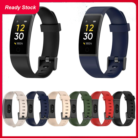 18mm Silicone Sports Watch Band - Soft Waterproof Strap