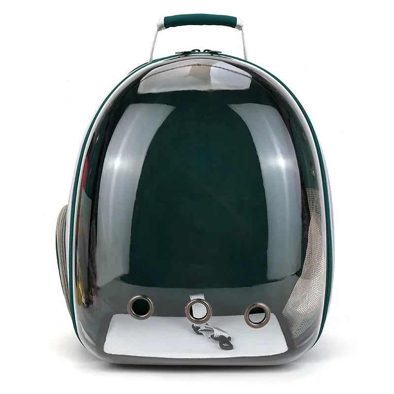 Transparent Cat Backpack - Breathable Space Capsule Pet Carrier