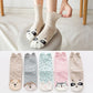 5 Pairs Women's Cat Socks - Cute Animal Cartoon Cotton Art