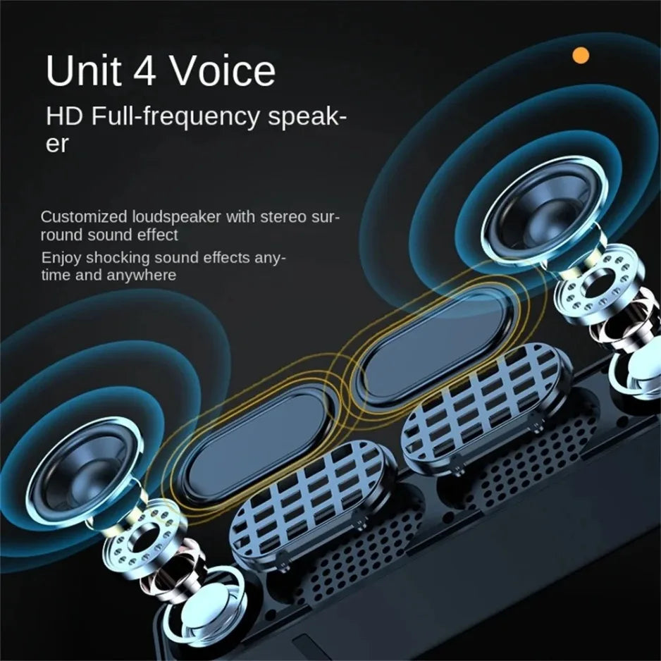 Bluetooth TV Soundbar | Wireless Home Theatre Audio Speaker System Set