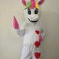 Pink Unicorn Mascot Costume | Adult Walking Cartoon Character Outfit