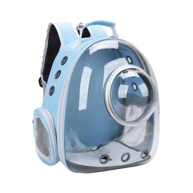 Transparent Cat Backpack - Breathable Space Capsule Pet Carrier