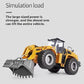 RC Bulldozer 1/14 Scale | 10CH Heavy Duty All-Alloy Metal Wheel Loader