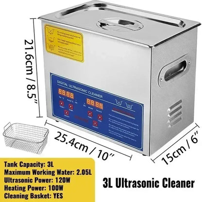 Industrial Ultrasonic Cleaner - 22L 30L Heated Digital Bath