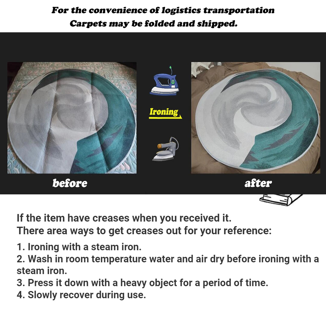 Large Grey Nordic Style Carpet | Deluxe Lounge Rug & Bedroom Floor Mat