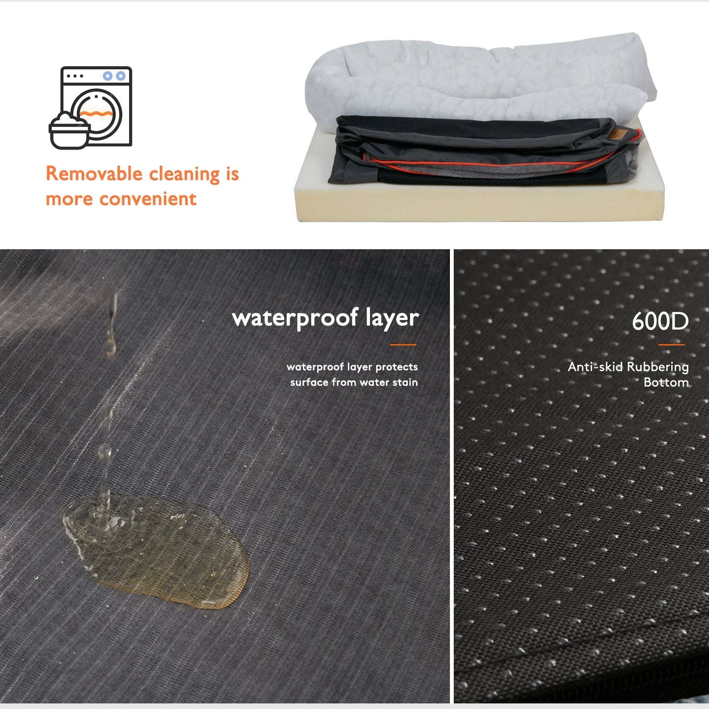Orthopedic Foam Dog Bed - Large 3XL Joint Support Sleeping Mat