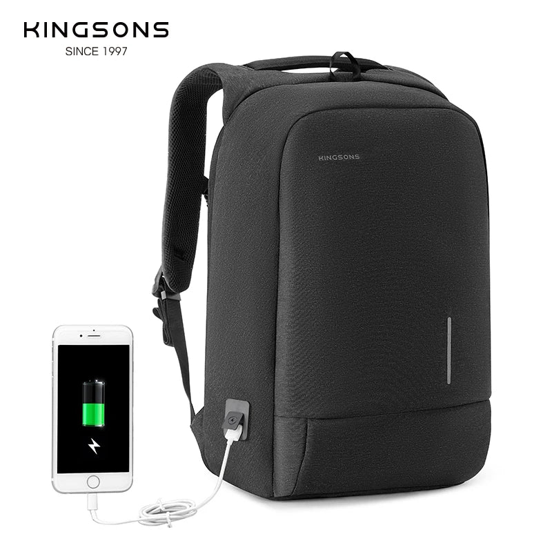 Anti-theft Travel Laptop Backpack - Secure USB Charging Bag