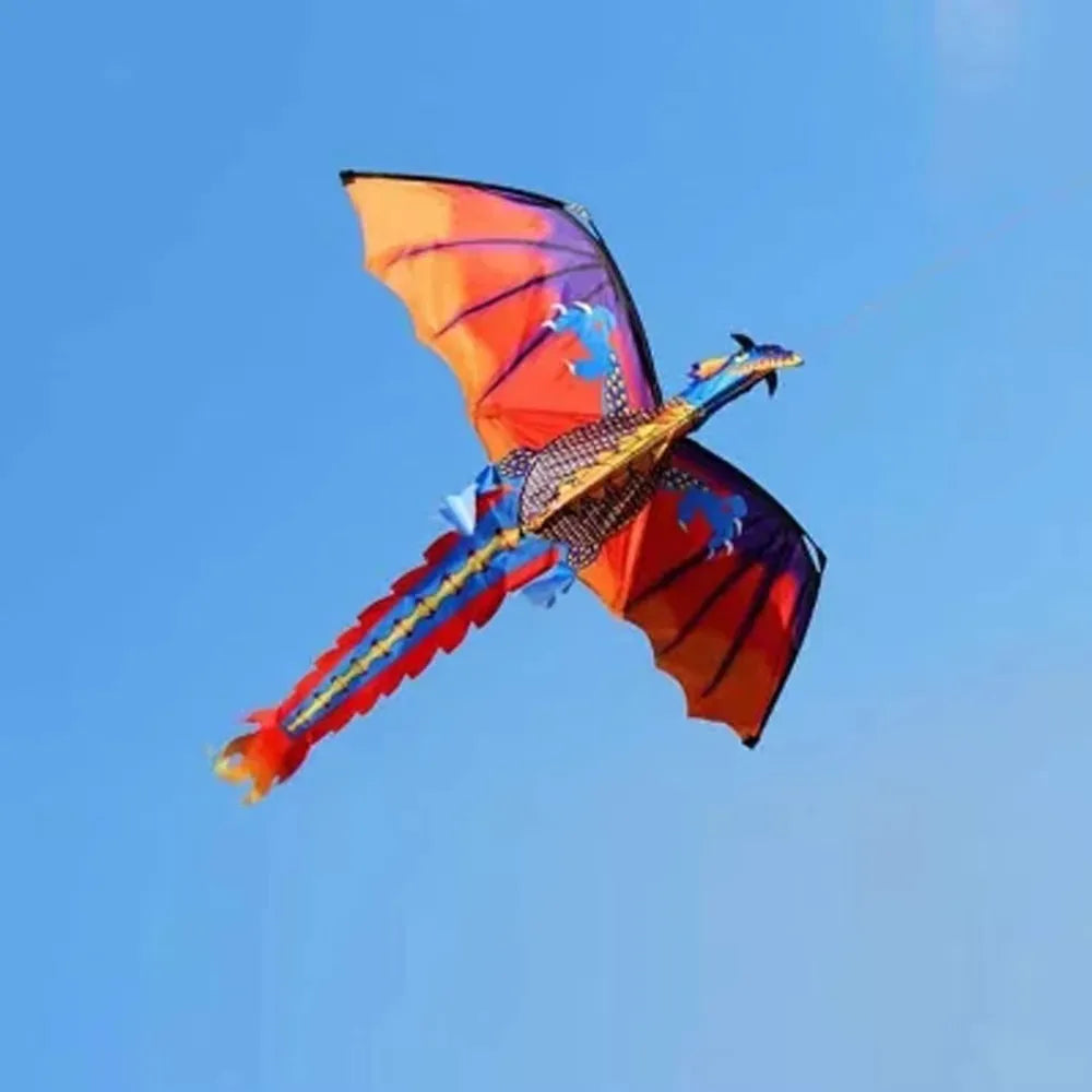 3D Dragon Kite Pterosaur | 100m Line Lifelike Kids Outdoor Beach Toy
