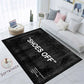 "Shoes Off" Hypebeast Rug | Streetwear Inspired Washable Sneaker Mat