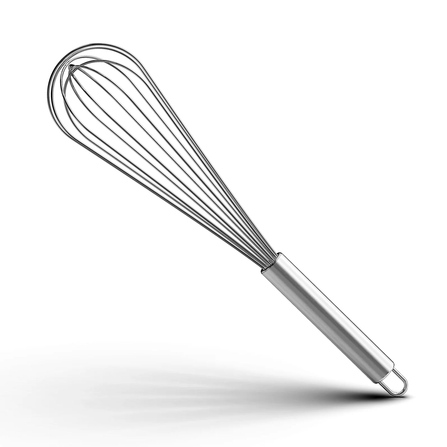 Stainless Steel Balloon Whisk Set | 8" 10" 12" Manual Egg Beater Tools