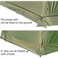 Ultralight 4-Season Pyramid Teepee Tent - Snow Skirt & Chimney Hole