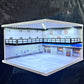LED Lighted Parking Lot Diorama - Multi-Scale Diecast Display