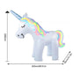 160cm Giant Inflatable Unicorn Water Sprinkler - Outdoor Summer Toy