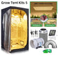 Hydroponic Grow Tent Kit | Full Spectrum LED & Carbon Filter System