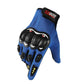 Touch Screen Motorcycle Gloves | Hard Knuckle Armoured Cycling Racing