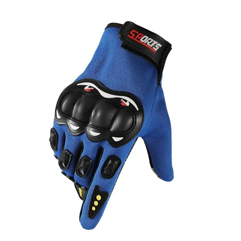 Touch Screen Motorcycle Gloves | Hard Knuckle Armoured Cycling Racing