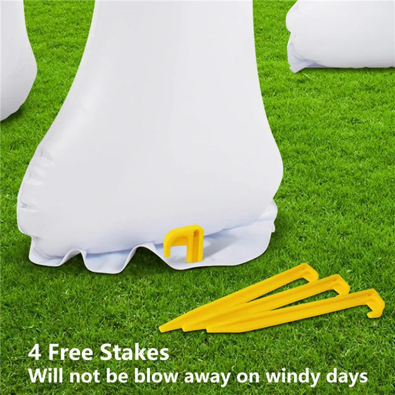 160cm Giant Inflatable Unicorn Water Sprinkler - Outdoor Summer Toy