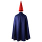 Anime Garden Cape Costume | Wirt Cosplay Cloak with Pointed Red Hat
