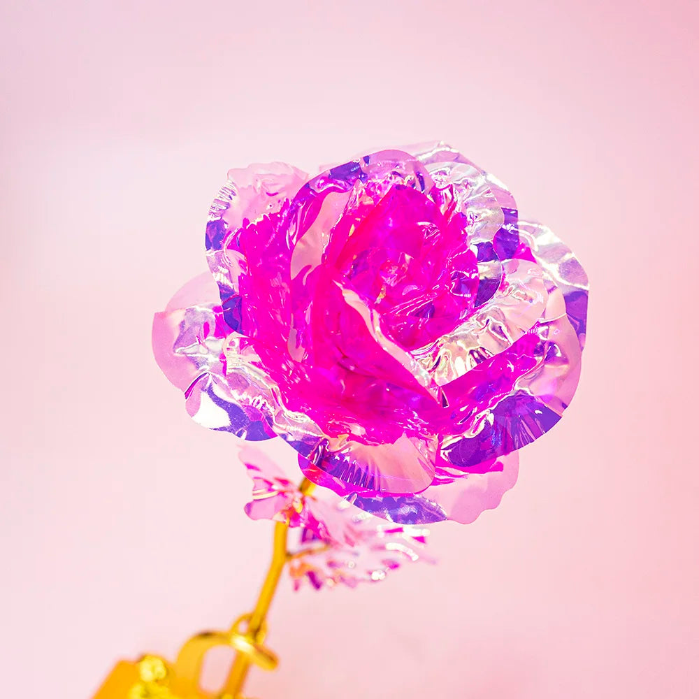 Iridescent Galaxy Rose | Everlasting Shimmering Flower Gift for Her