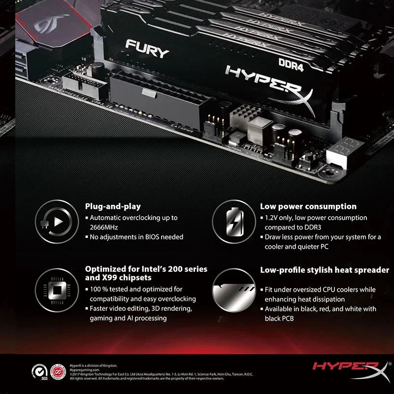 DDR4 RAM 8GB 16GB 32GB - 3200MHz 3600MHz Desktop Memory DIMM