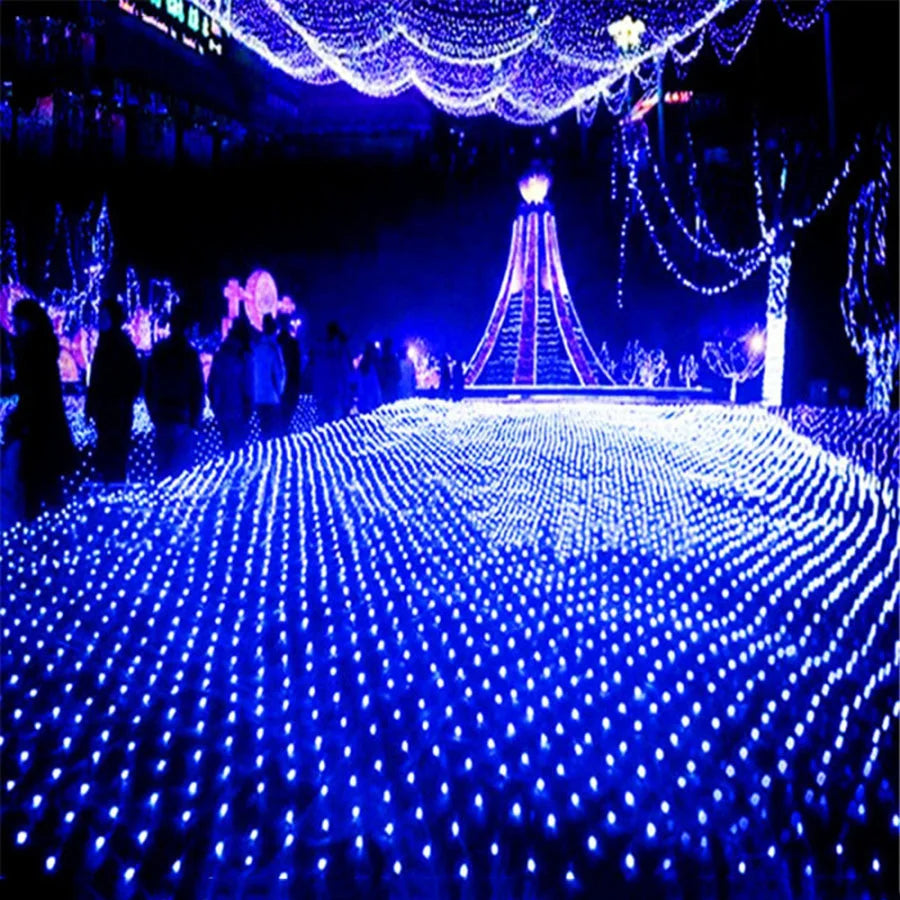 Outdoor Christmas Net Lights | LED Fairy Mesh Light With 8 Modes Set