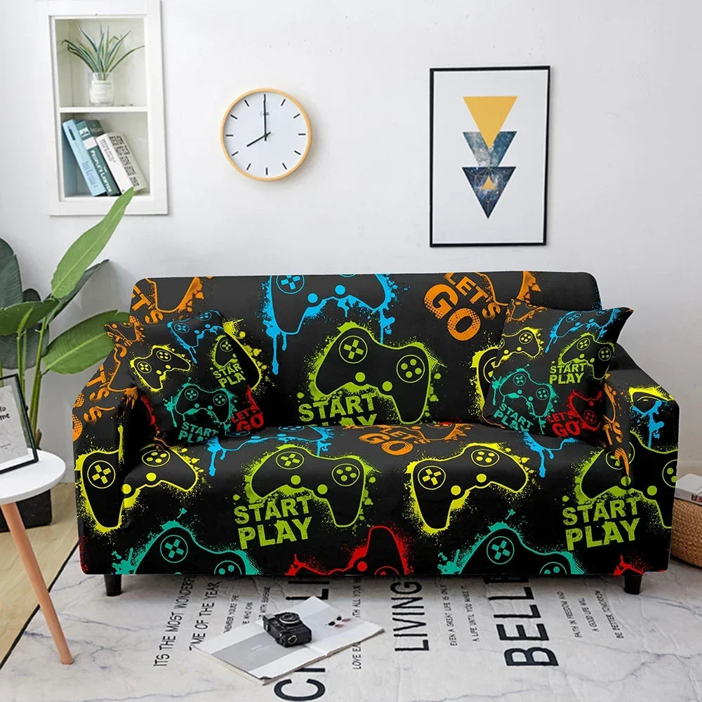 3D Elastic Sofa Covers - Stretch Spandex Couch Slipcover Set