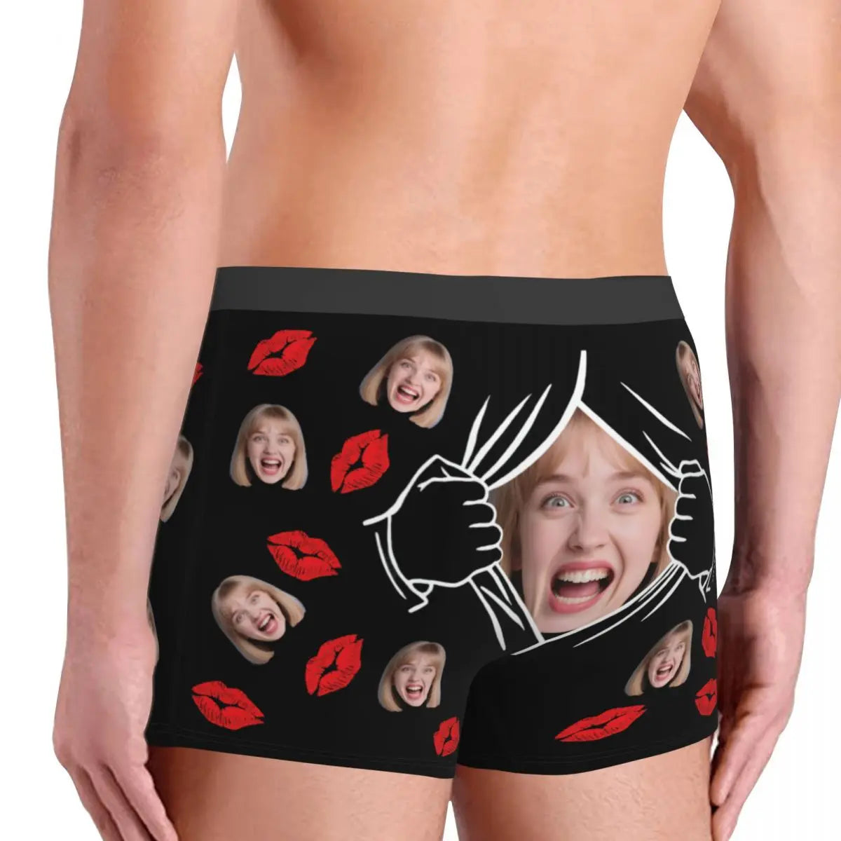 Custom Face Boxer Briefs - Personalised Photo Underwear Gift