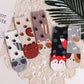 5 Pairs Women's Cat Socks - Cute Animal Cartoon Cotton Art