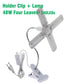 Full Spectrum LED Growth Lamp | 48W Greenhouse Plant Light & Bracket