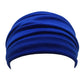 Nonslip Elastic Yoga Headband - Wide Navy Sports Hairband