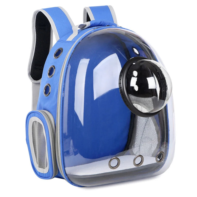 Transparent Cat Backpack - Breathable Space Capsule Pet Carrier