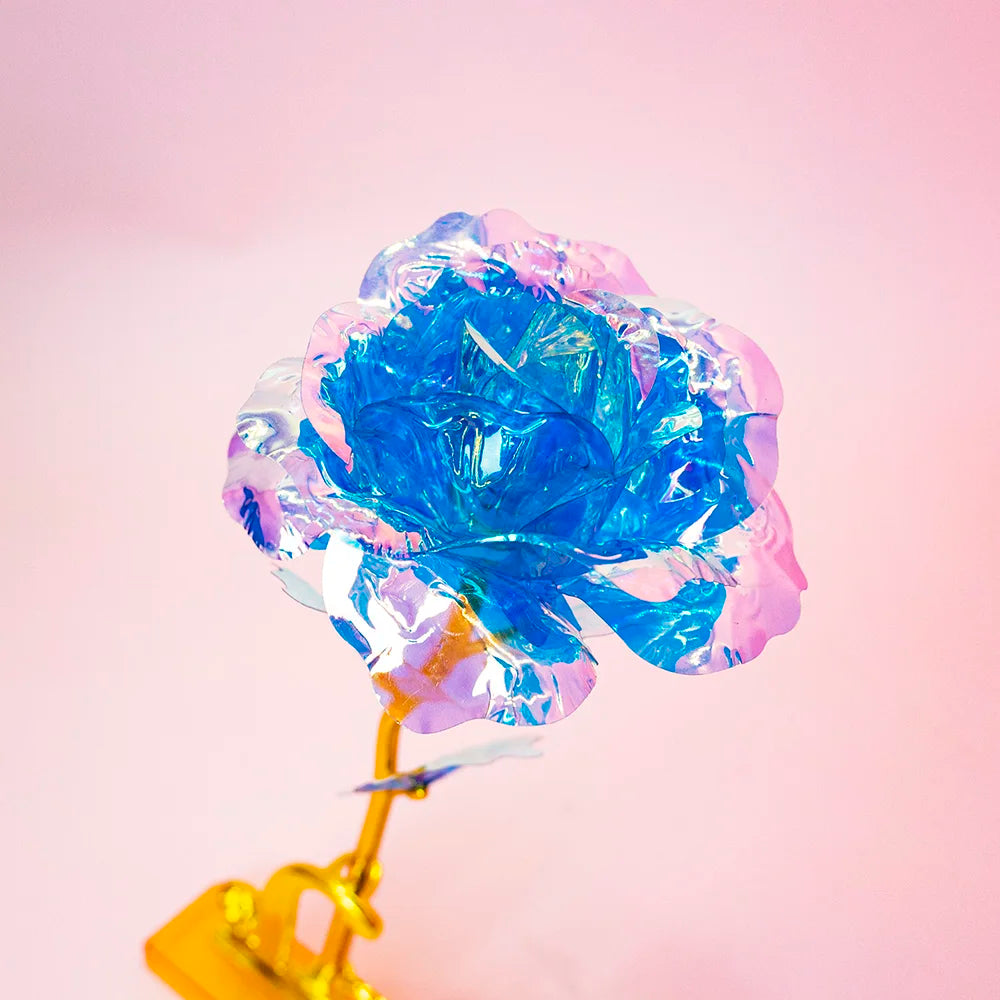 Iridescent Galaxy Rose | Everlasting Shimmering Flower Gift for Her